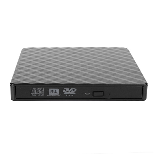 External Blu Ray Drive, DVD CD Burner with High Speed Data Transfer, Versatile Compatibility for Windows XP/7/8/10, Linux Mac OS, Ultra-slim Design, P 1
