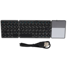 Foldable Bluetooth Keyboard For Seamless Connectivity, Comfortable Typing Experience With Quiet Key Presses, Ultra Thin And Lightweight Build To