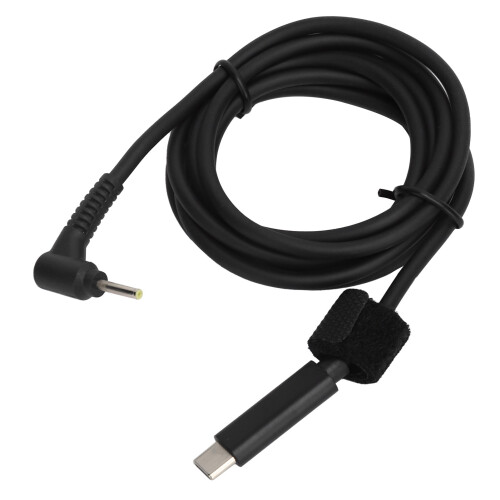 Καλώδιο φόρτισης DC 2.5x0.7mm για φορητό υπολογιστή 65W γρήγορης φόρτισης PD καλώδιο 1