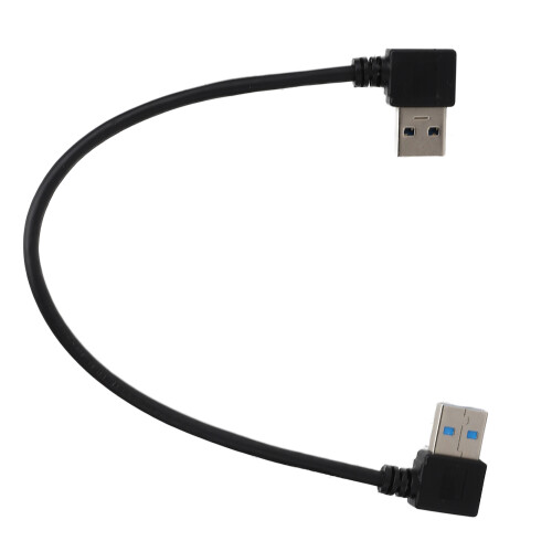 Καλώδιο επέκτασης USB3.0 Διπλής γωνίας φόρτισης και μεταφοράς δεδομένων 2