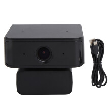 USB-Webcam mit automatischer Lichtkorrektur und verstellbarem Ständer, Mikrofon mit Geräuschunterdrückung, Plug-and-Play-Kompatibilität,