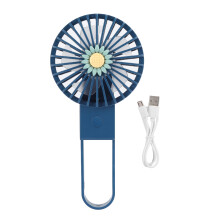 Ventilator reîncărcabil multifuncțional, pliabil, cu 3 viteze reglabile, silențios, pentru acasă și la birou, și utilizare în exterior