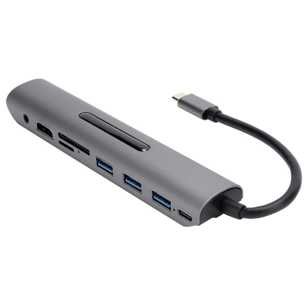 Multi-Interface Extension Dock, Usb C Hub For Seamless File Transfer And Video Output, 9-In-1 Type-C To Vga Hdmi Docking Station With Storage Card Slo 9176269498672