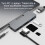 Precision Crafted 7-In-1 Usb C Hub For Your Versatile Connectivity Needs, Space-Saving Multi-Function Docking Station With High-Resolution HdmI Output 5