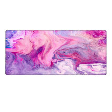 XXL Extra Grote Gaming Muismat Ultra Glad Oppervlak Antislip Rubberen Basis Cool Marmer Design Gemakkelijk Schoon te Maken Gestikte Rand