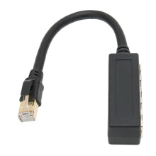 Adaptor conector soclu LAN Ethernet Splitter Ethernet RJ45 1 mascul la mai multe femele cablu prelungitor compatibil cu Cat5Cat5e Cat6Cat7 de