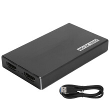 Audio And Video Capture Device For Live Streaming, 4K Loop Out Support Ultra Low Latency Video Game Capture Card Compatible With PS5 Xbox Switch Mac