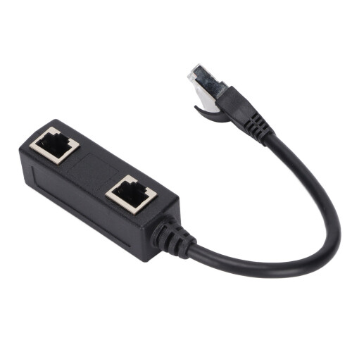 Universal Compatibility Ethernet Splitter Simultaneous Dual Device Connection With RJ45 Splitter Adapter Network Expansion Solution High Speed Data Tr 1