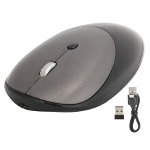 Ratón inalámbrico Bluetooth recargable, ultrasilencioso, de bajo consumo energético, agradable al tacto y cómodo para portátiles, Macbooks,
