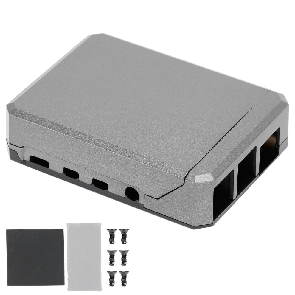 Aluminum Alloy Enclosure For Raspberry Pi 4B, Compatibility With Built-In Heatsink, Convenient Versatile Design For Enhanced Usability, Optimal Coolin 9147006726617