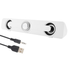 USB-s hangprojektor asztali számítógéphez, sztereó hangzással, mini kialakítással és kristálytiszta hangkimenettel, nagy hűségű