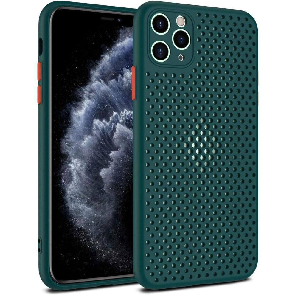 Breathable Cooling Case For Iphone, Ultra Slim And Shockproof Protective Cover With Raised Lips Protection Light 9012494630435