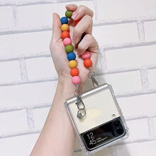 Luxuriöse Samsung Galaxy Z Flip4Case, stoßfeste, weiche und transparente Schutzhülle mit erhöhtem Kameraschutz, transparente Hartschale mit