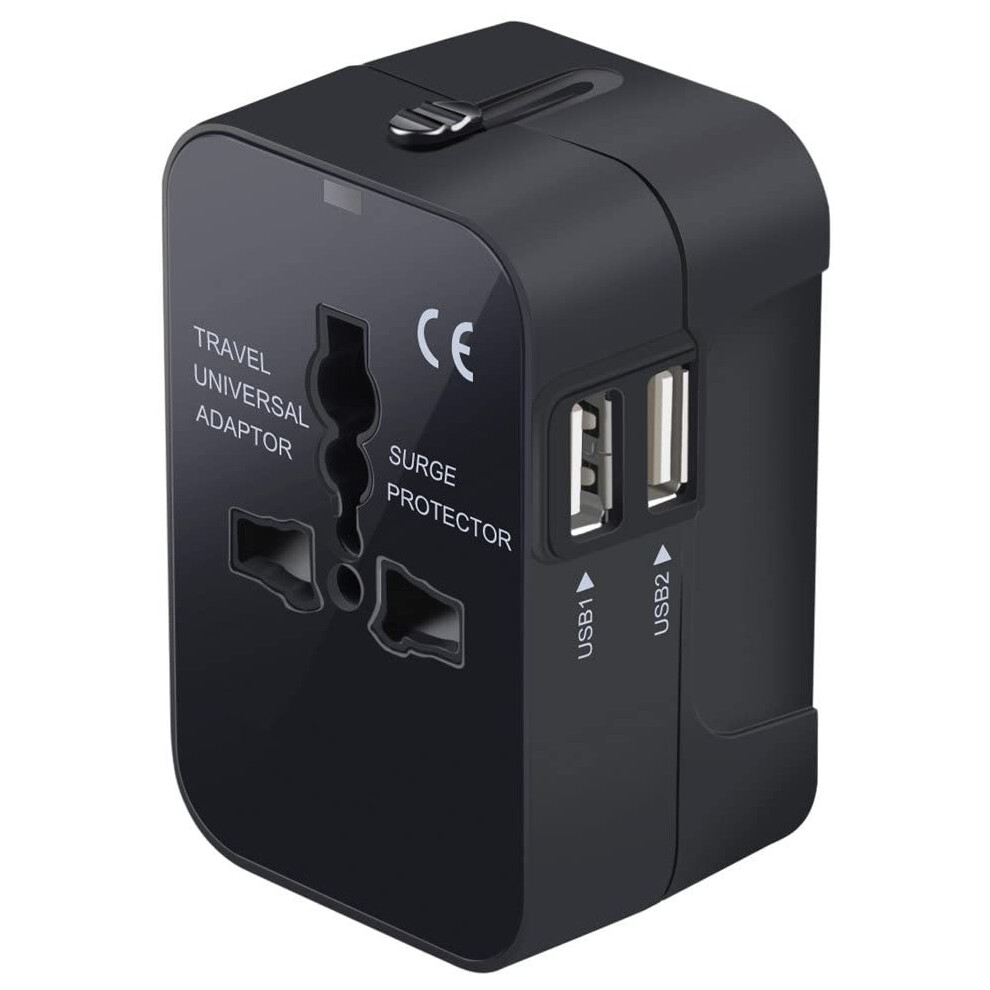 Compact Portable Travel Adapter, Portable Worldwide Universal Power Adapter For International Wall Charger Plug In More Than 150 Countries Including U 9012494680447