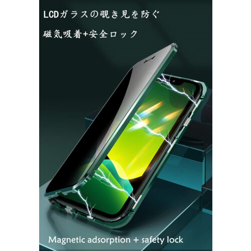 Προστατευτικό οθόνης απορρήτου για iPhone12Pro Max, ισχυρή μαγνητική προσρόφηση που 2