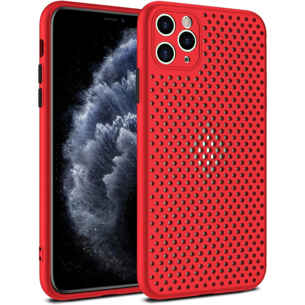 Breathable Cooling Case For Iphone, Ultra Slim And Shockproof Protective Cover With Raised Lips Protection Light 9012494630428