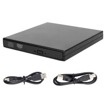 Unidade externa USB multifuncional e ecológica, gravador de DVD/CD de alta velocidade para computadores desktop e laptops, circuito otimizado para