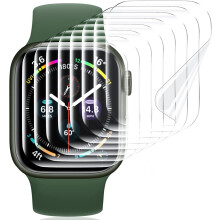 Max Coverage Protection Screen Protector, Ultra-Thin Design Military-Grade Polyurethane, Self-Healing Material Anti-Scratch HD Clear, for Apple Watch