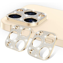 Ochranný kryt z tvrzeného skla Bling pro iPhone 13Pro Max, oleofobní vrstva, odolná proti poškrábání, noční antireflexní vrstva, kryt