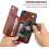 Blue PU Leather Wallet Case With Precise Cutouts, Innovative Design Balances Form And Function For Unmatched Convenience 3