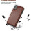 Blue PU Leather Wallet Case With Precise Cutouts, Innovative Design Balances Form And Function For Unmatched Convenience 5