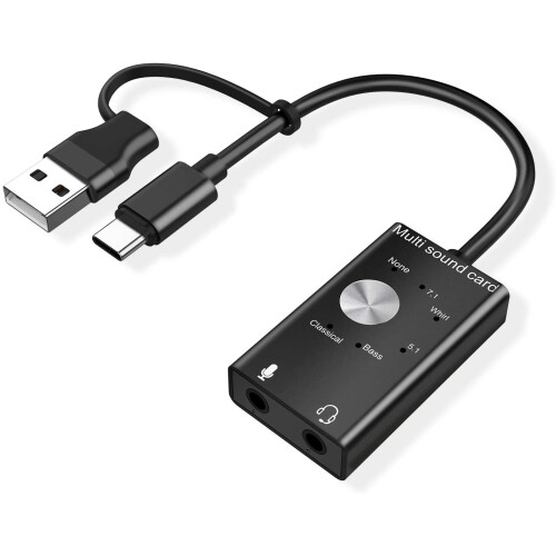 Bluetooth Symphony, transmissor e receptor Bluetooth com conector de áudio de 3,5 mm para celulares e macOS, com chip de redução de ruído para