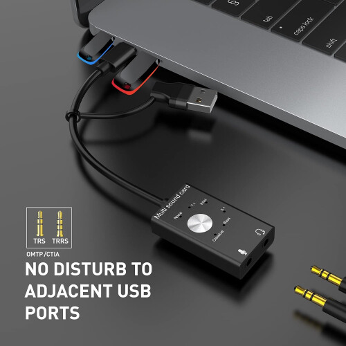 Bluetooth Symphony, transmissor e receptor Bluetooth com conector de áudio de 3,5 mm para celulares e macOS, com chip de redução de ruído para 2