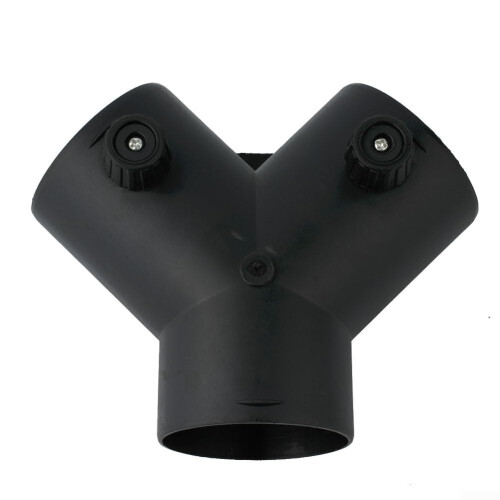 60mm Adjustable Y Connector with Internal Flap for Ducting Compatible with Heating Systems