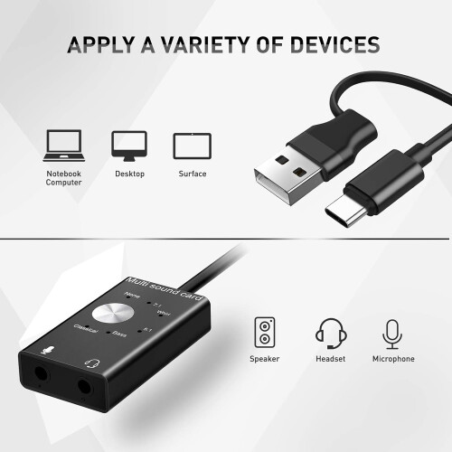 Bluetooth Symphony, transmissor e receptor Bluetooth com conector de áudio de 3,5 mm para celulares e macOS, com chip de redução de ruído para 1
