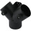 60mm Adjustable Y Connector with Internal Flap for Ducting Compatible with Heating Systems 4