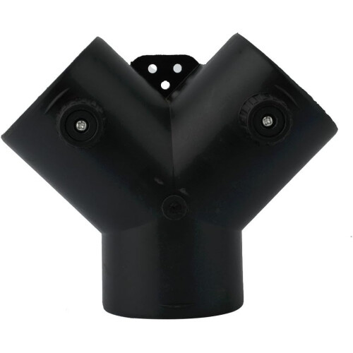60mm Adjustable Y Connector with Internal Flap for Ducting Compatible with Heating Systems 1