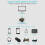 Wireless Transmitter Dongle, Mini USB Bluetooth Adapter for PC Laptop, Supports Multi-Device Connection & Clear Calls 5