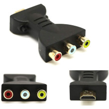 Home Entertainment Solution, Digital Signal Formats, High Definition HDMI to AV Converter for Seamless Video Experience, Video Audio Adapter, Plug and