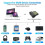 Wireless Transmitter Dongle, Mini USB Bluetooth Adapter for PC Laptop, Supports Multi-Device Connection & Clear Calls 3