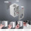 Automatic Toothpaste Dispenser for Bathroom, Vacuum Pump Technology Wall Mounted Toothpaste Squeezer for Kids and Adults (Gray) 4