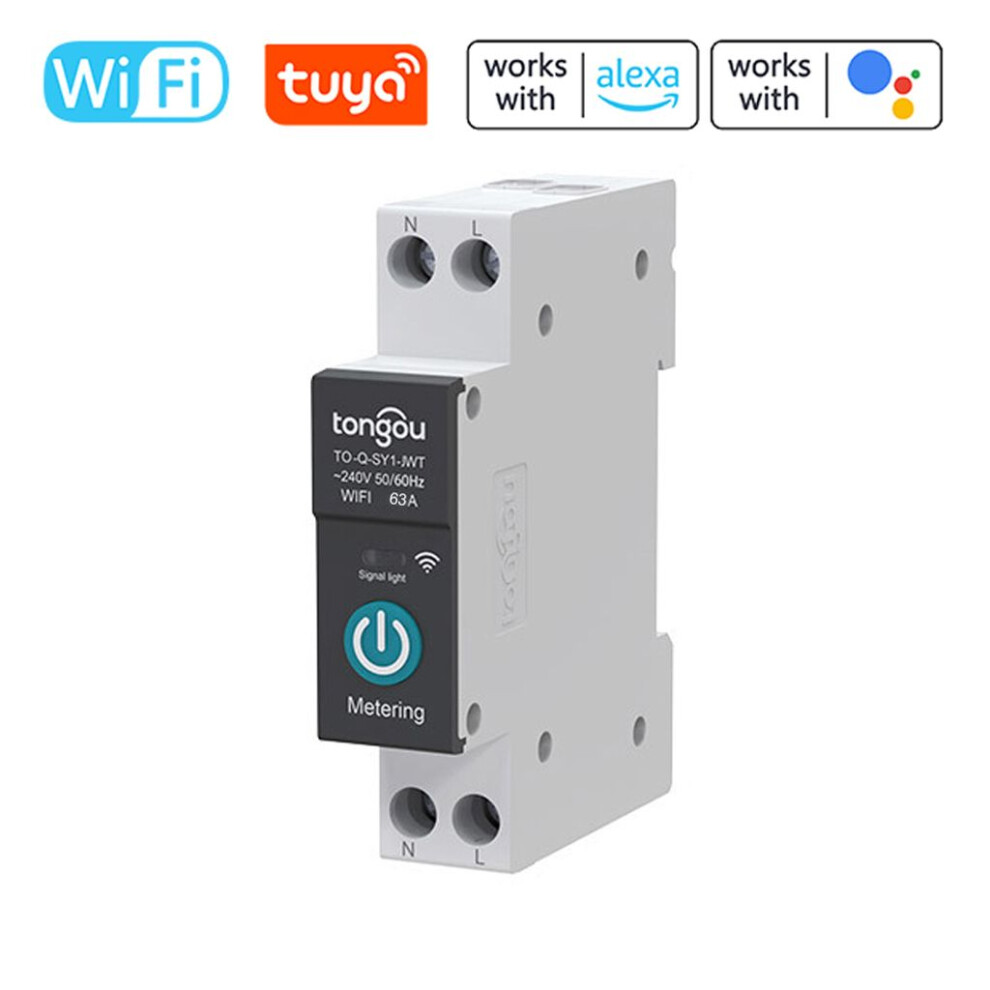 Unleash The Potential Of Your Smart Home, Voice-Controlled Smart Circuit Breaker With Din Rail Mounting 9012494529395
