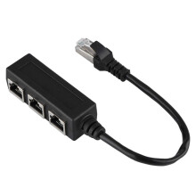 Divisor de red, adaptador RJ45 para DSL de alta velocidad, puertos Ethernet para módem de cable, cable de extensión Ethernet de transmisión