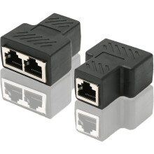 Der ultimative Netzwerkpartner: Ethernet-Splitter für nahtlose Konnektivität, unterstützt den gleichzeitigen Anschluss von zwei Geräten,