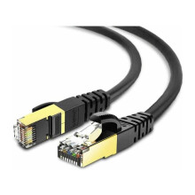 Przewód sieciowy Cat7 Gigabit, obsługuje Ethernet 10 Gb/s, przepustowość 600 MHz dla niezawodnego połączenia o dużej prędkości (20 Mb/s)