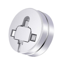 Sincronizare rapidă a datelor, Compatibilitate universală, Cablu de încărcare retractabil, Încărcător multiplu 3 în 1, Portabil și