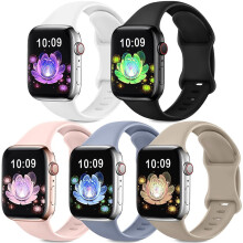Uovertruffen allsidighet: Kompatible Apple Watch-reimer, for kvinner og menn, justerbare små håndledd, ultramyke, pustende, designet for