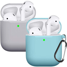 Airpods Companion: Pehmeä silikonisuojus, tarkasti muovattu saumattoman istuvuuden takaamiseksi, kestävä iskunkestävä kotelo Airpods2:lle,