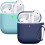 Capa protetora de silicone macio para AirPods: moldada com precisão para um encaixe perfeito, resistente a impactos e com LED frontal visível. 1