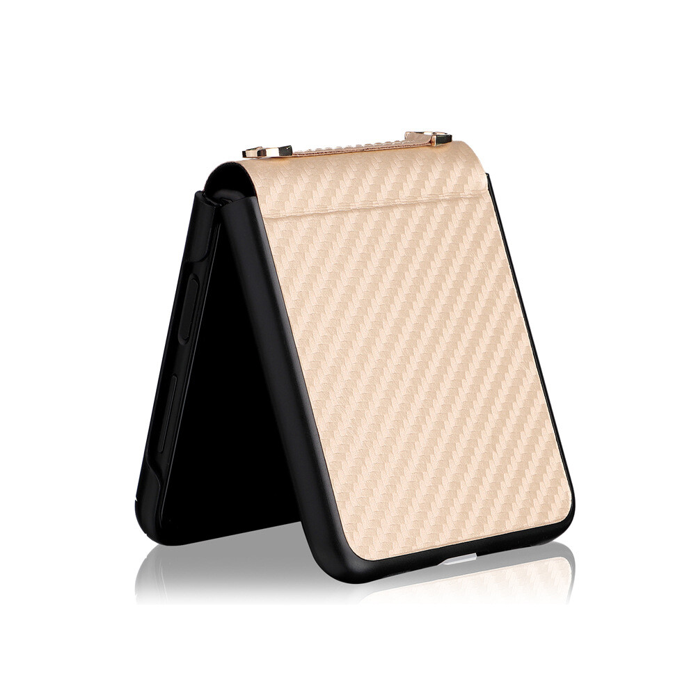 Wireless Charging Support Case For Samsung Galaxy Z Flip 3 5G, Shockproof Protection Ultra-Thin Phone Cover With Hinge Protection (Black) Black 9012494530247