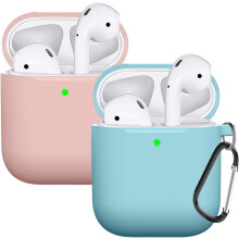 Airpods Companion: Pehmeä silikonisuojus, tarkasti muovattu saumattoman istuvuuden takaamiseksi, kestävä iskunkestävä kotelo Airpods2:lle,