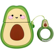 Avocado AirPods-Schutzhülle, einfaches Laden & stilvolles Design, kompatibel mit Apple AirPods 2 & 1, präzise geformt für schlanken & leichten