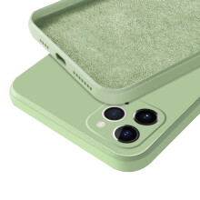 Schlanke Hülle für iPhone 12 Mini, eckige Kanten für besseren Halt und angenehme Haptik, vollständiger Kameraschutz, verhindert Kratzer auf der