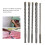 Electric Hammer Masonry Drill Bits 5 Pack 6mm–14mm 210mm Long Cross Bits 3