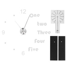 Clear To Read Wall Clock, Silent Swipe Modern Design, Perfect Gift For Bedroom Dining Room Decoration