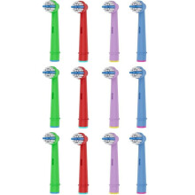 12 ks hlavíc detských zubných kefiek kompatibilných s Oral-B, mäkké štetiny a malé hlavice pre citlivé zuby a ďasná